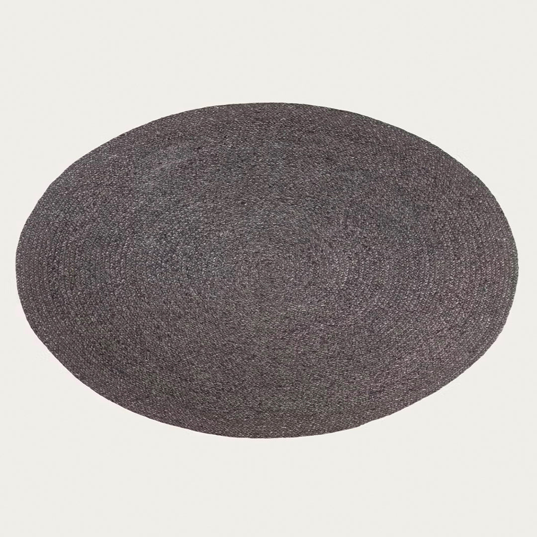 Braid Rug – Hand-Plaited Wool & Viscose Circular Rug