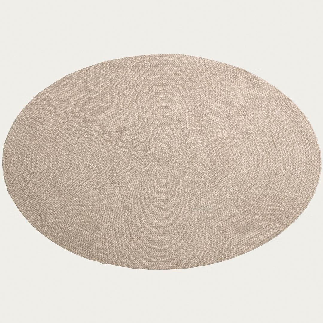 Braid Rug – Hand-Plaited Wool & Viscose Circular Rug