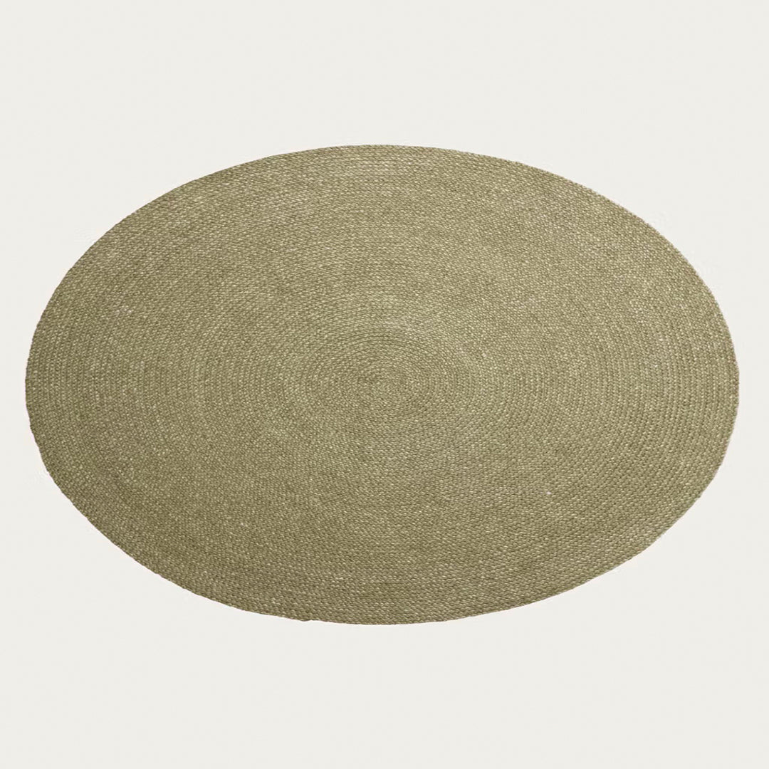 Braid Rug – Hand-Plaited Wool & Viscose Circular Rug