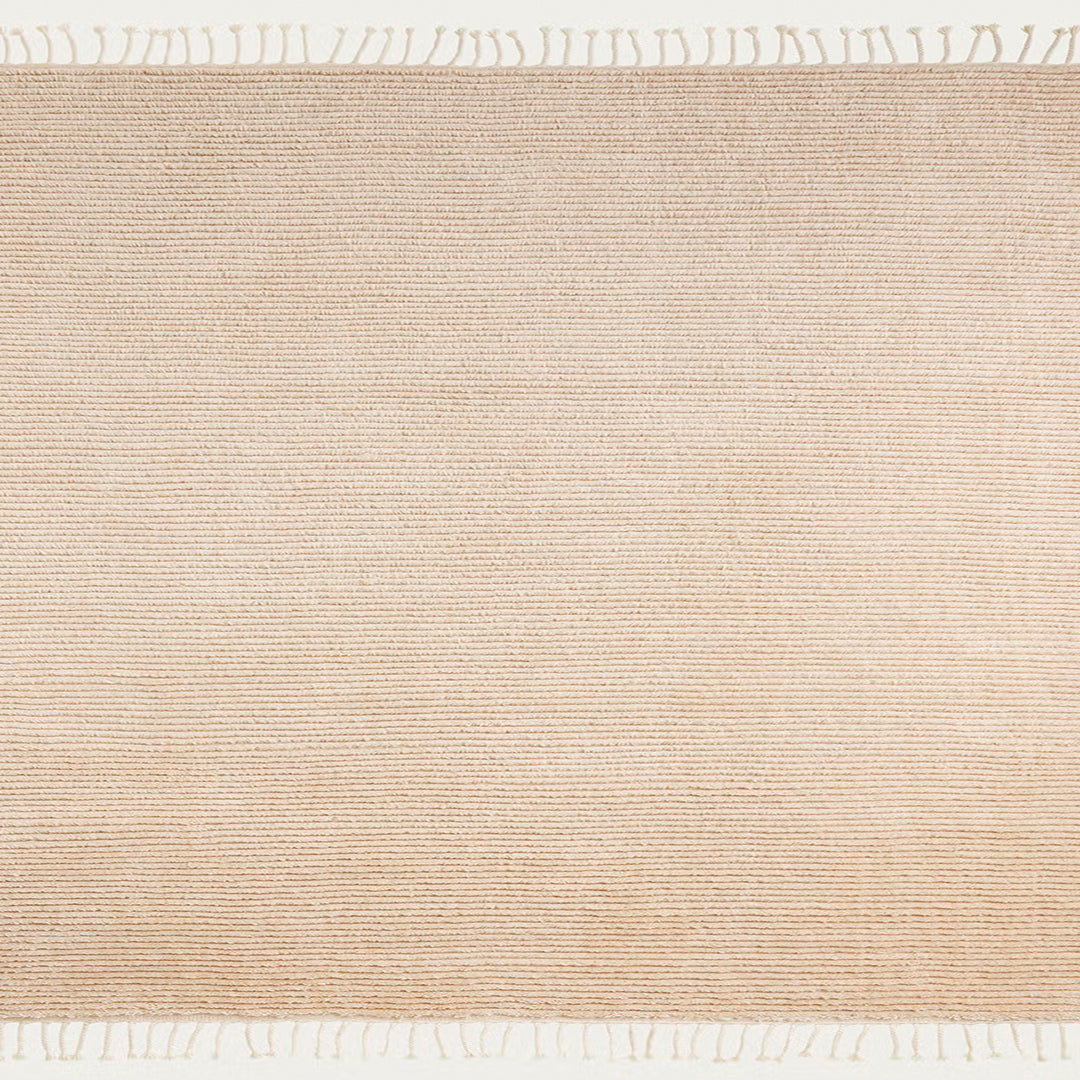 Malawi Wool Rug – Hand-Knotted Artisanal Design with Tassels