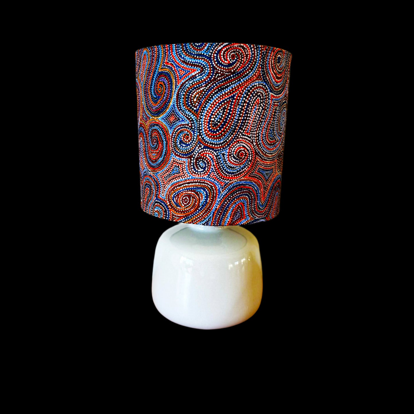 Bespoke Aboriginal - Themed Whirlwind Country' Pillow by Pauline Napangardi Gallagher