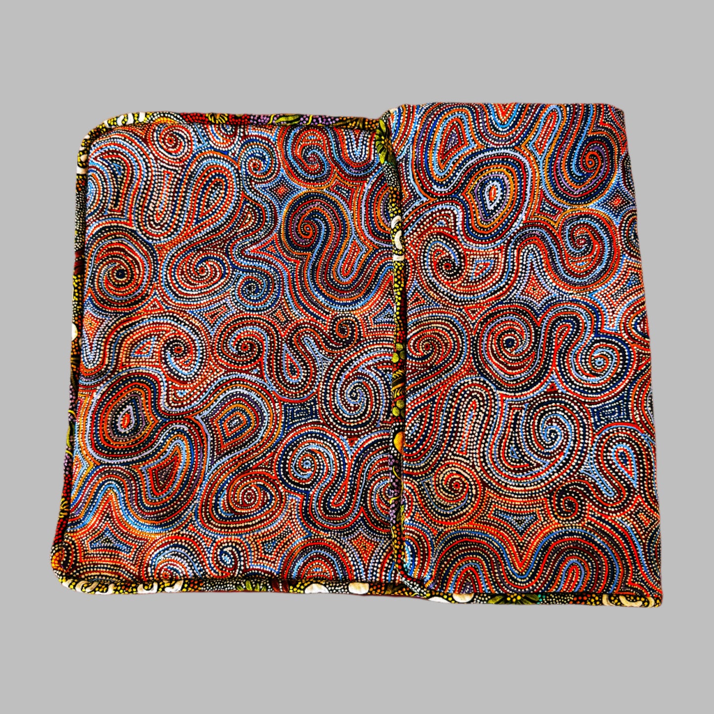 Bespoke Aboriginal - Themed Whirlwind Country' Pillow by Pauline Napangardi Gallagher