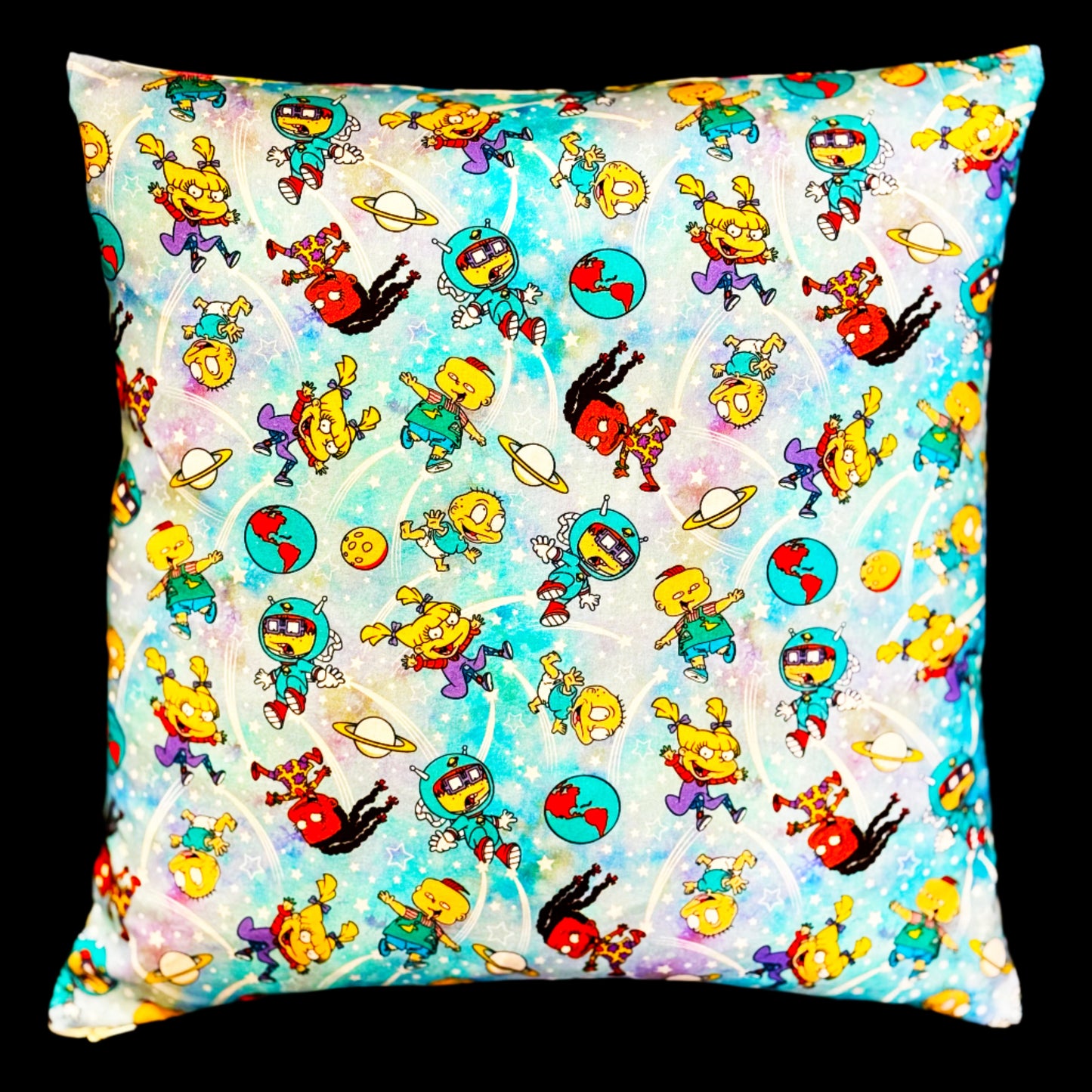 ๐ Rugrats in Space Meets 90s Nickelodeon Nostalgia | Double-Sided Cushion ๐ฌ๐๏ธ