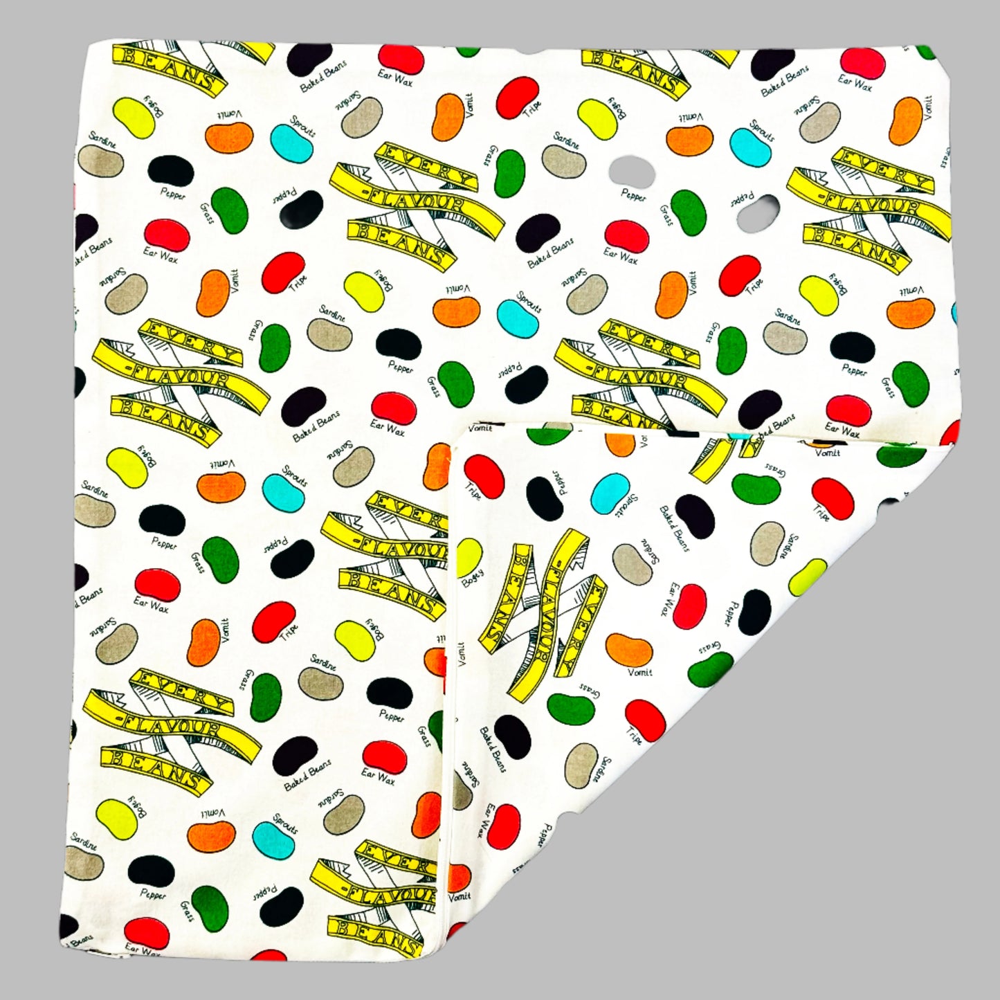 🍬 Bertie Bott’s Every Flavour Fun – Reversible Cushion | Whimsical Wizarding Delight ✨🪄