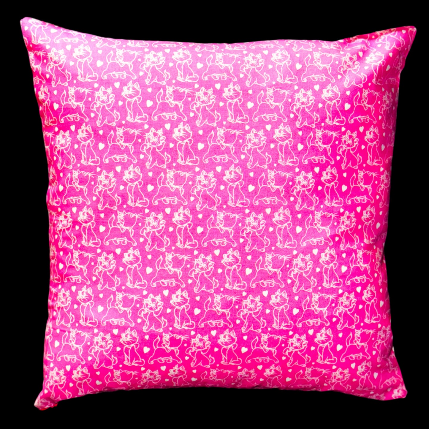🌸 Pretty in Pink: Double-Sided Marie Cushion Cover (50x50cm) 🐾