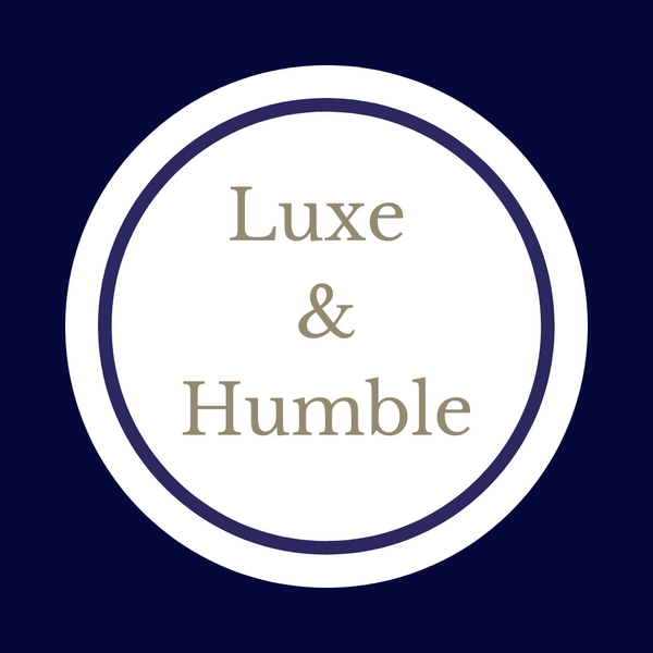 Luxe & Humble Square Logo - Toowoomba upholsterers, manufacturers of cushions, bespoke lampshades and purveyors of unique homewares & furniture. 