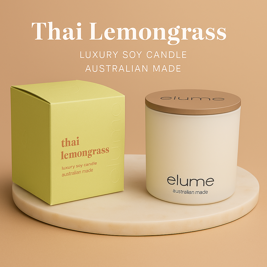 Elume Thai Lemongrass Luxury Soy Candle
