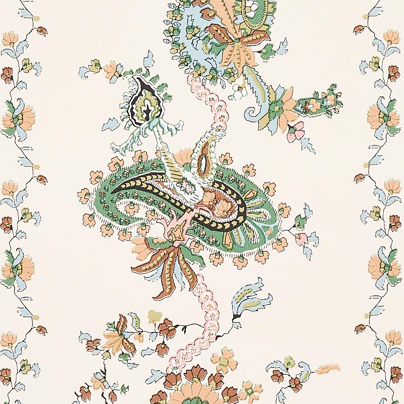 Elena Paisley Stripe Wall Paper