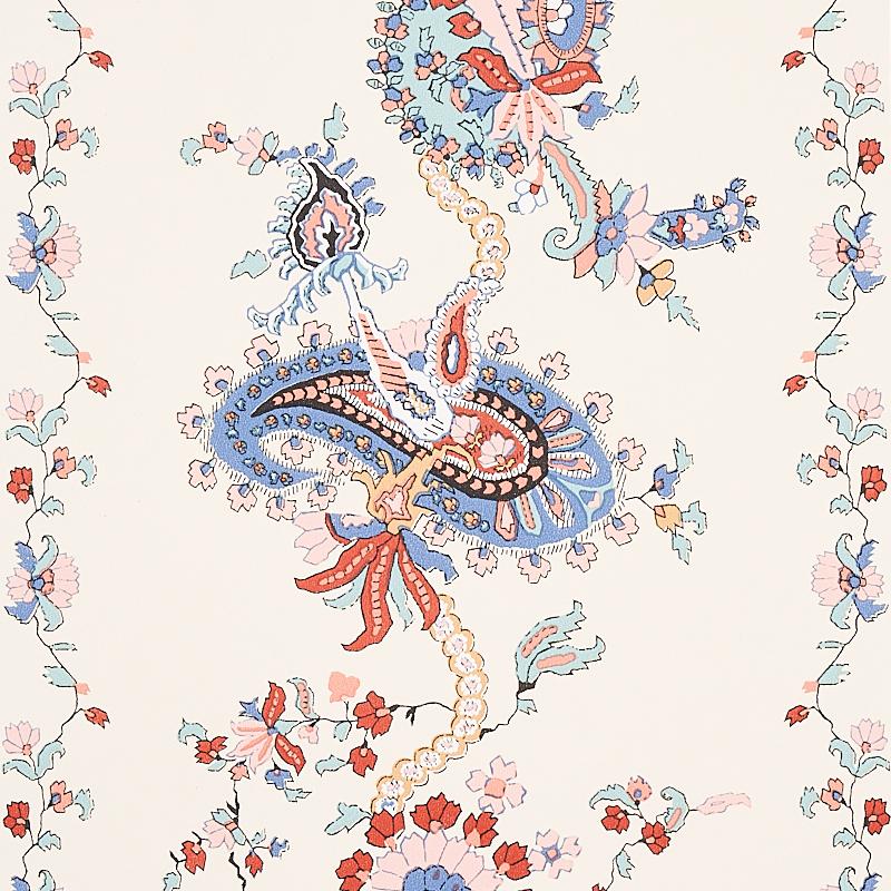 Elena Paisley Stripe Wall Paper
