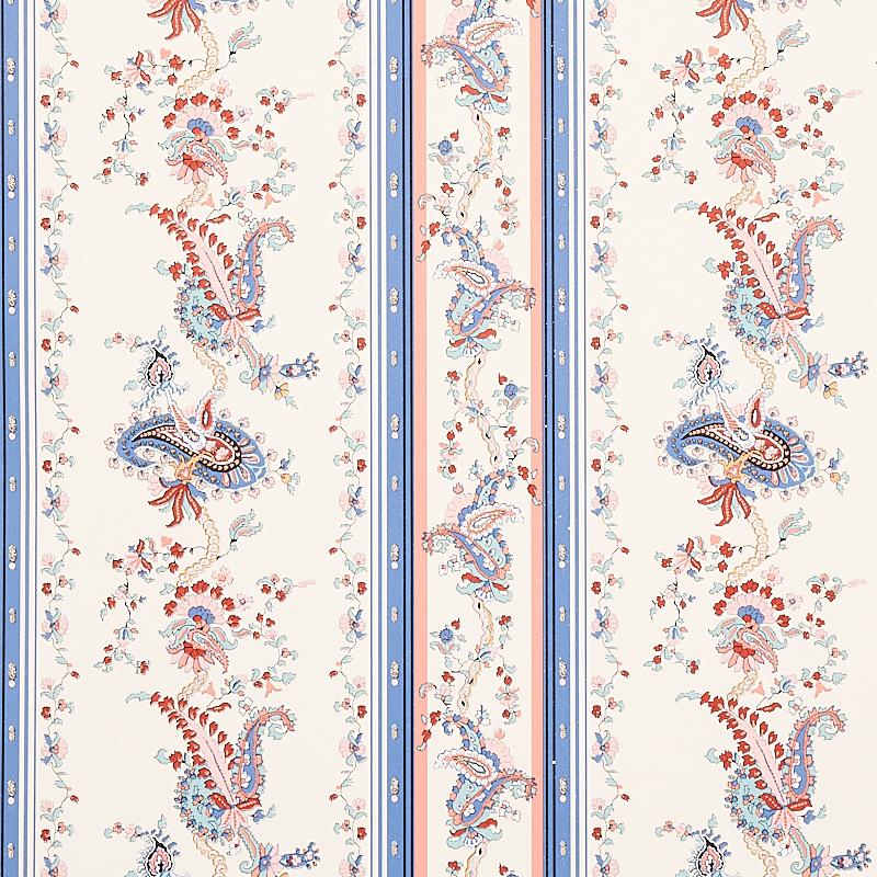 Elena Paisley Stripe Wall Paper