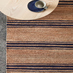 River Jute Rug – Handwoven Natural Elegance