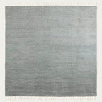 Malawi Wool Rug – Hand-Knotted Artisanal Design with Tassels