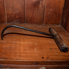 Antique Baling Hook lying down