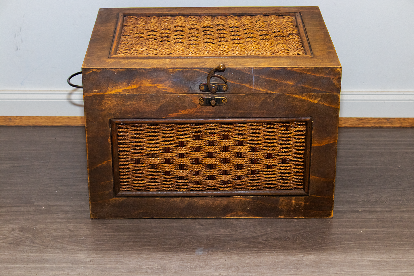 Timber & Rattan Box