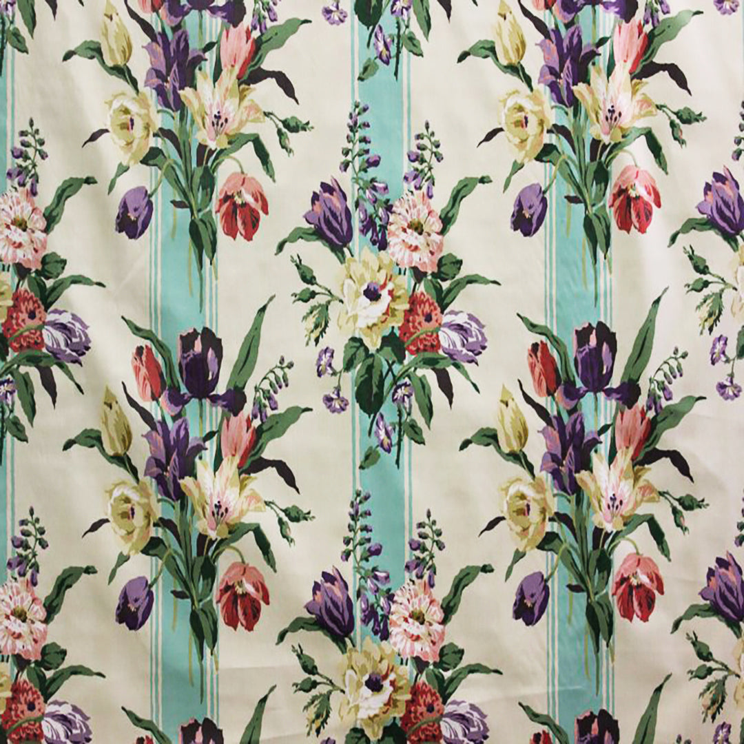 Eastlake Fabric in Dove, Aqua, Bisque, and Mint colorways, ideal for upholstery and home décor by Luxe & Humble.