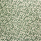 Esa Fabric in Walnut, Porcelain, and Vert, featuring a vintage-inspired pattern, ideal for upholstery and home décor by Luxe & Humble.