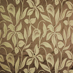 Evory Fabric in Cream and Taupe, showcasing a beautiful floral pattern, perfect for upholstery and home décor by Luxe & Humble.