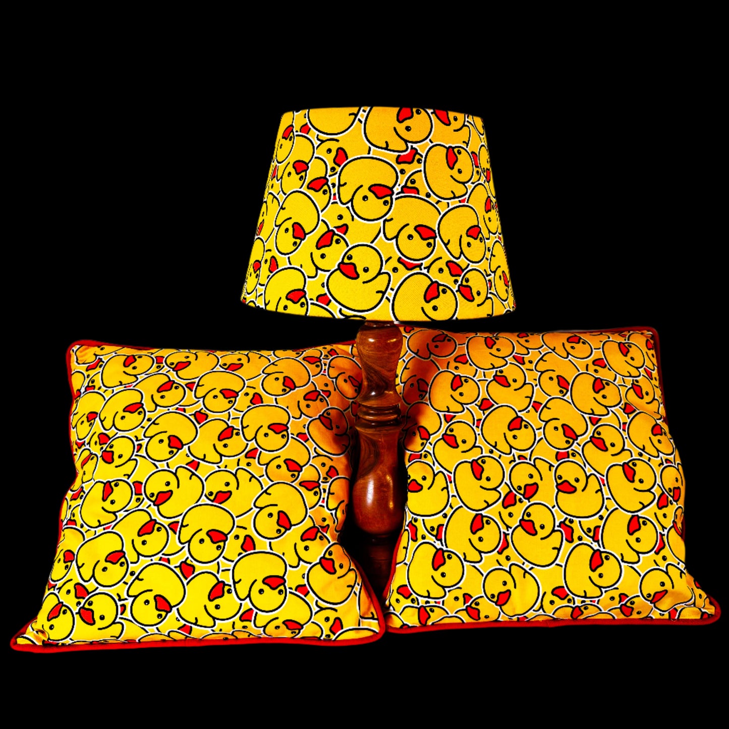 Duckie - Pillow Pair & Empire Lampshade Set