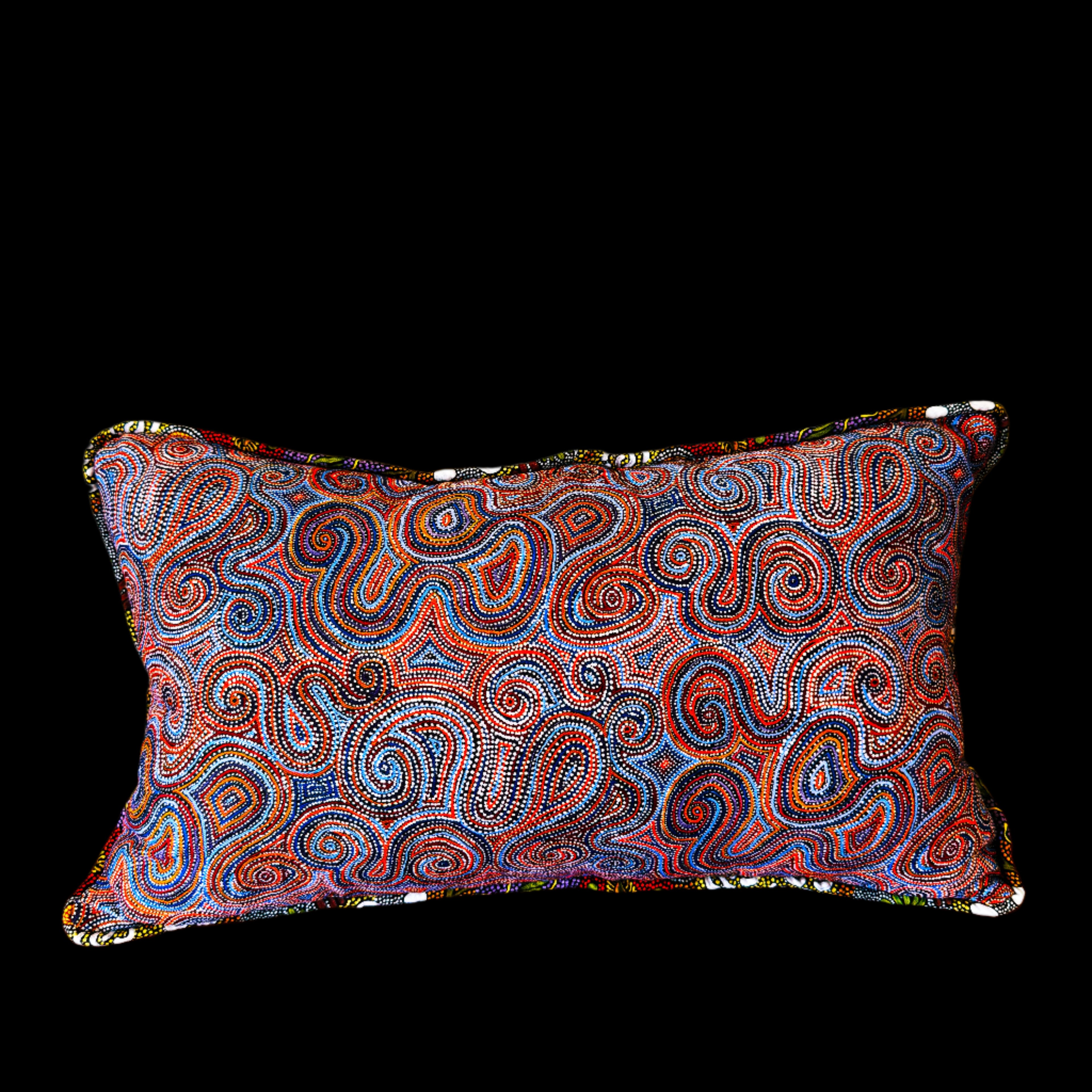 Cushion & Lampshade Set Featuring 'Whirlwind Country' by Pauline Napangardi Gallagher
