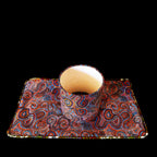 Cushion & Lampshade Set Featuring 'Whirlwind Country' by Pauline Napangardi Gallagher