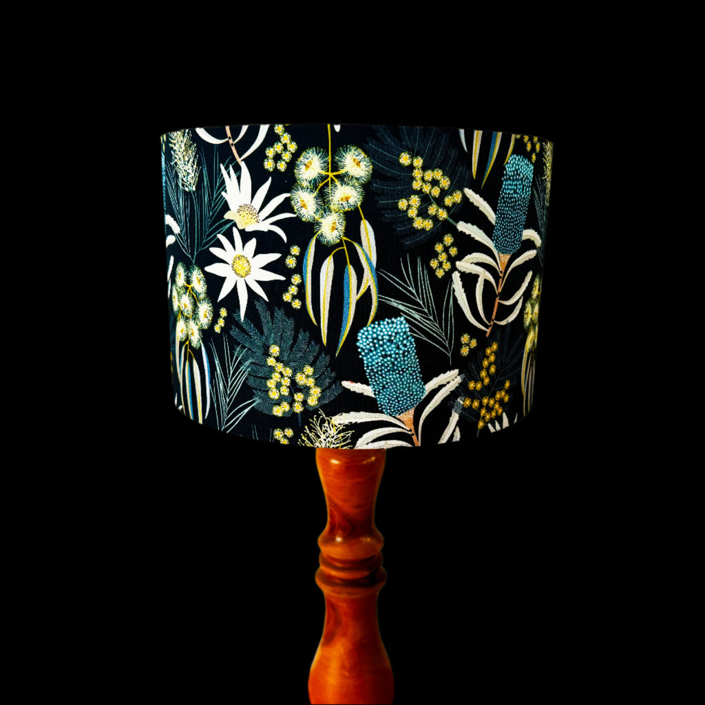 The Native Floral - Themed Drum Lampshade