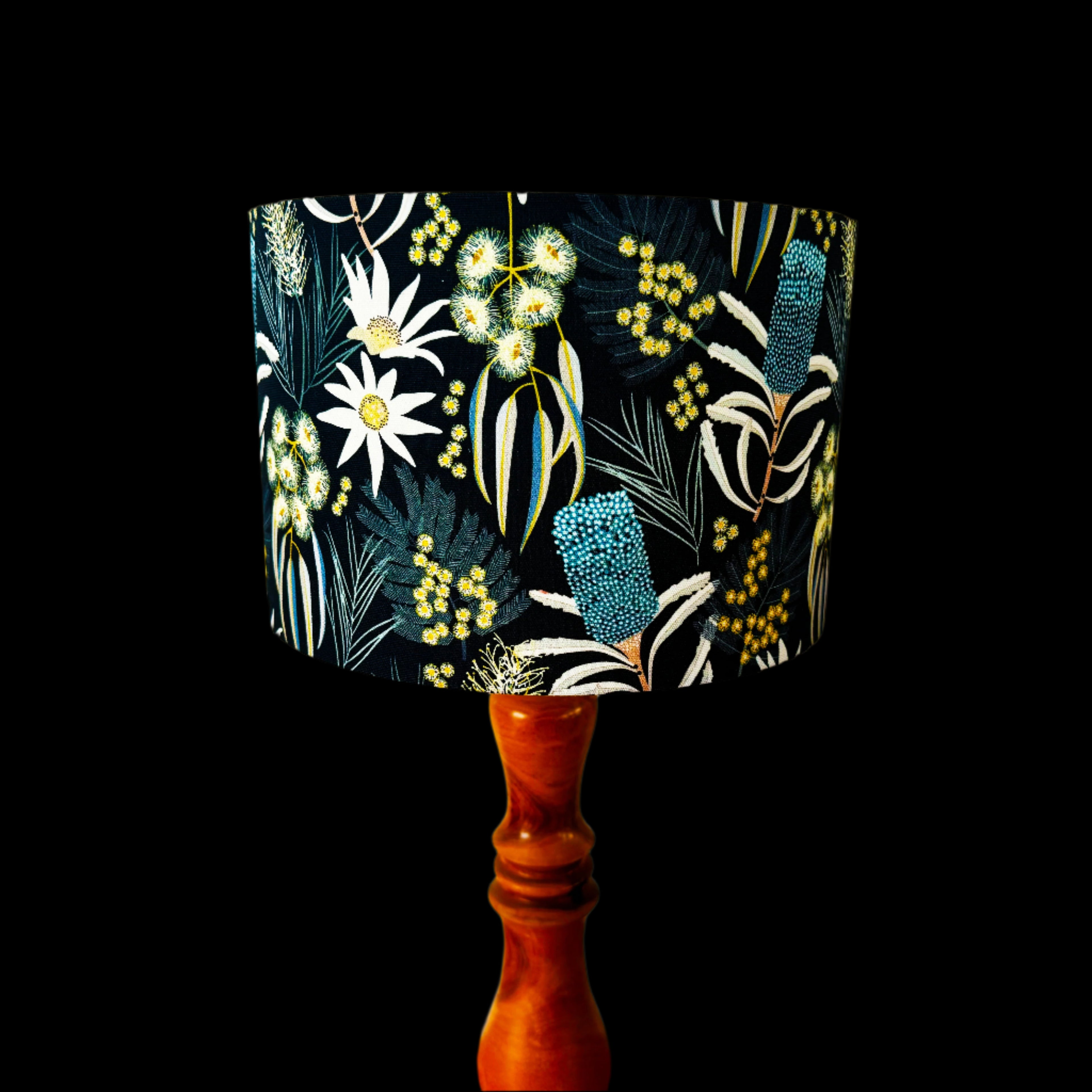 The Native Floral - Themed Drum Lampshade
