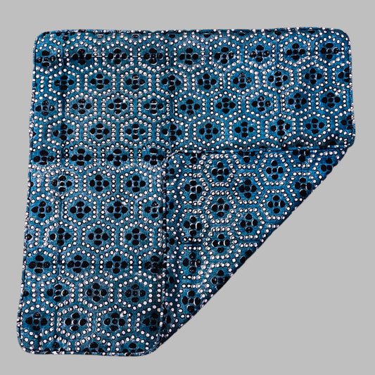 Mewari - Denim - Ash Block Printing Scatter Cushion