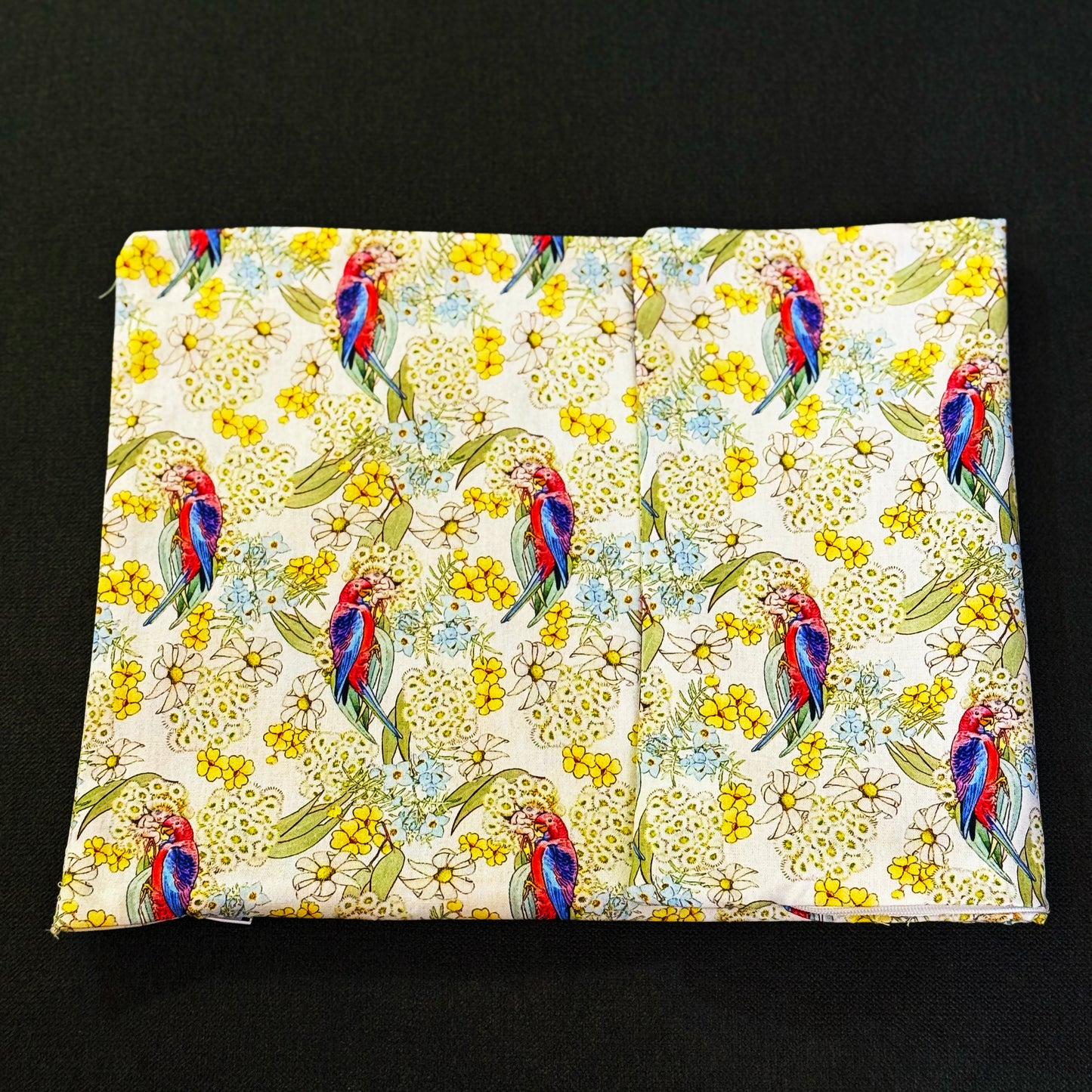 Bespoke Australian Native Bird and Floral Scatter Cushion