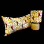 Bespoke Australian Native Bird and Floral Cushion and Lampshade Set