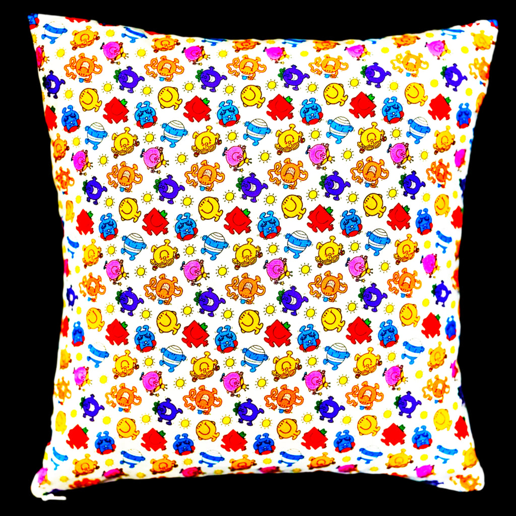 Handmade Mr. Men & Little Miss Cushion