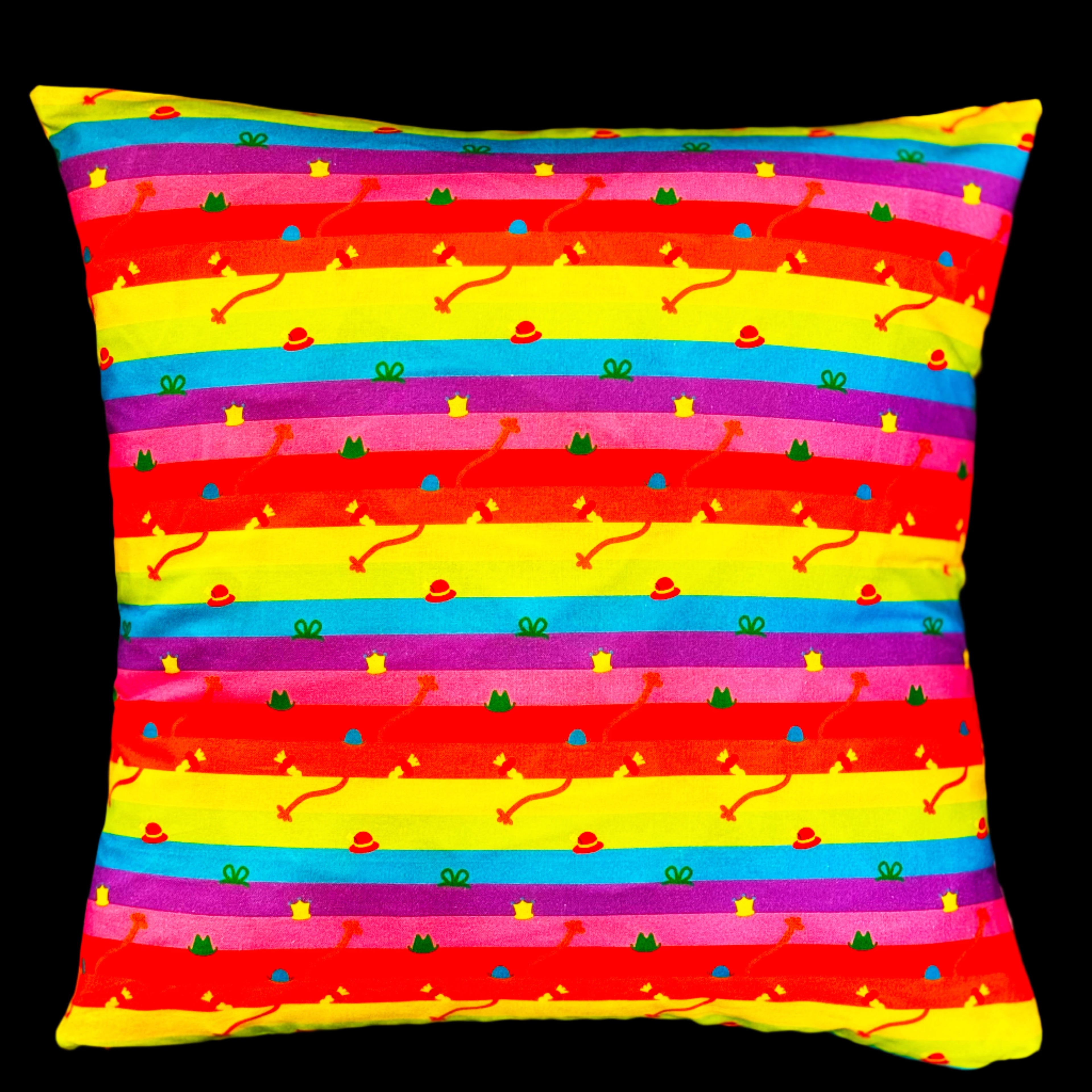 Handmade Rainbow Cushion