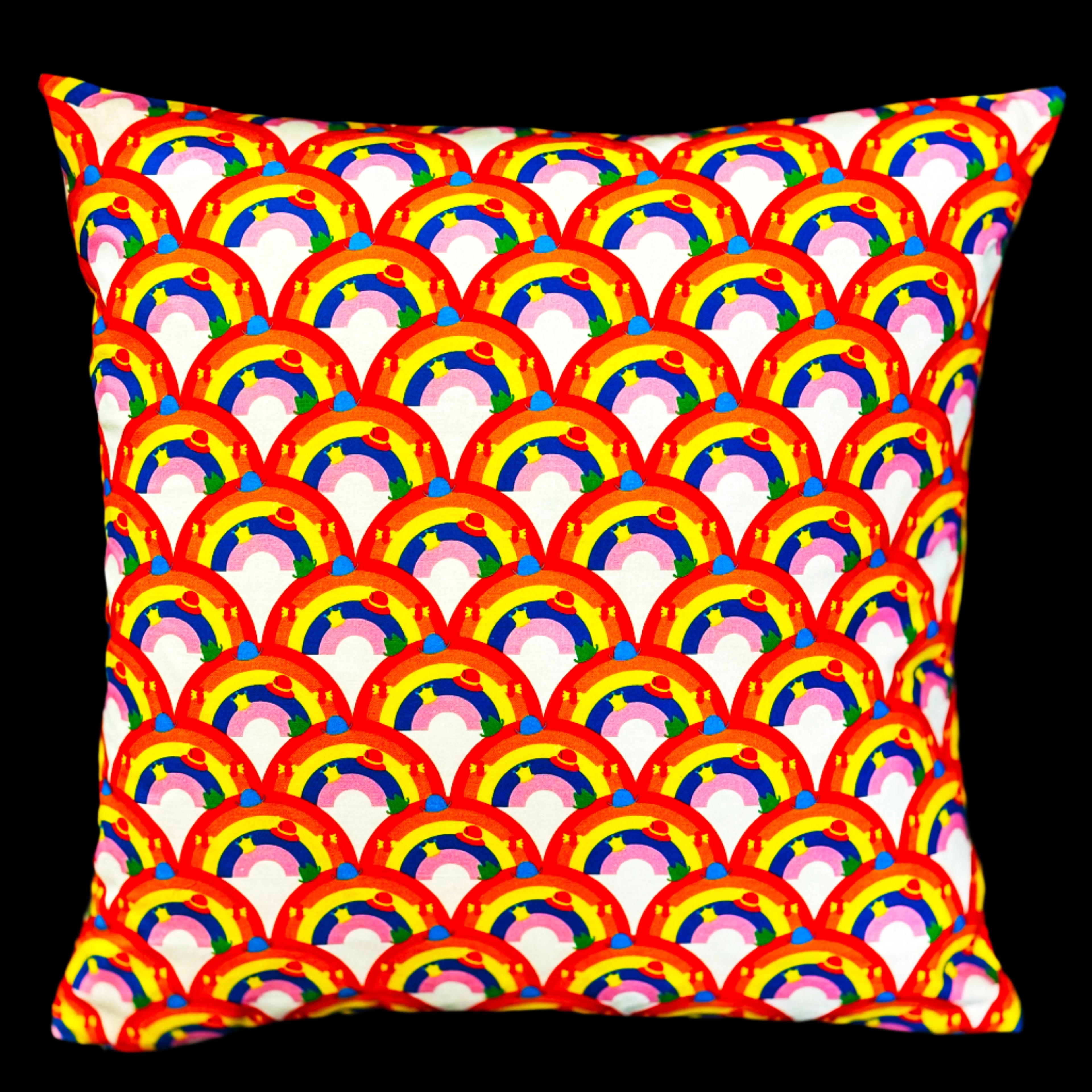 Handmade Rainbow Cushion