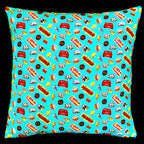 Handmade Reversible Cushion Lightning McQueen & Spider-Man