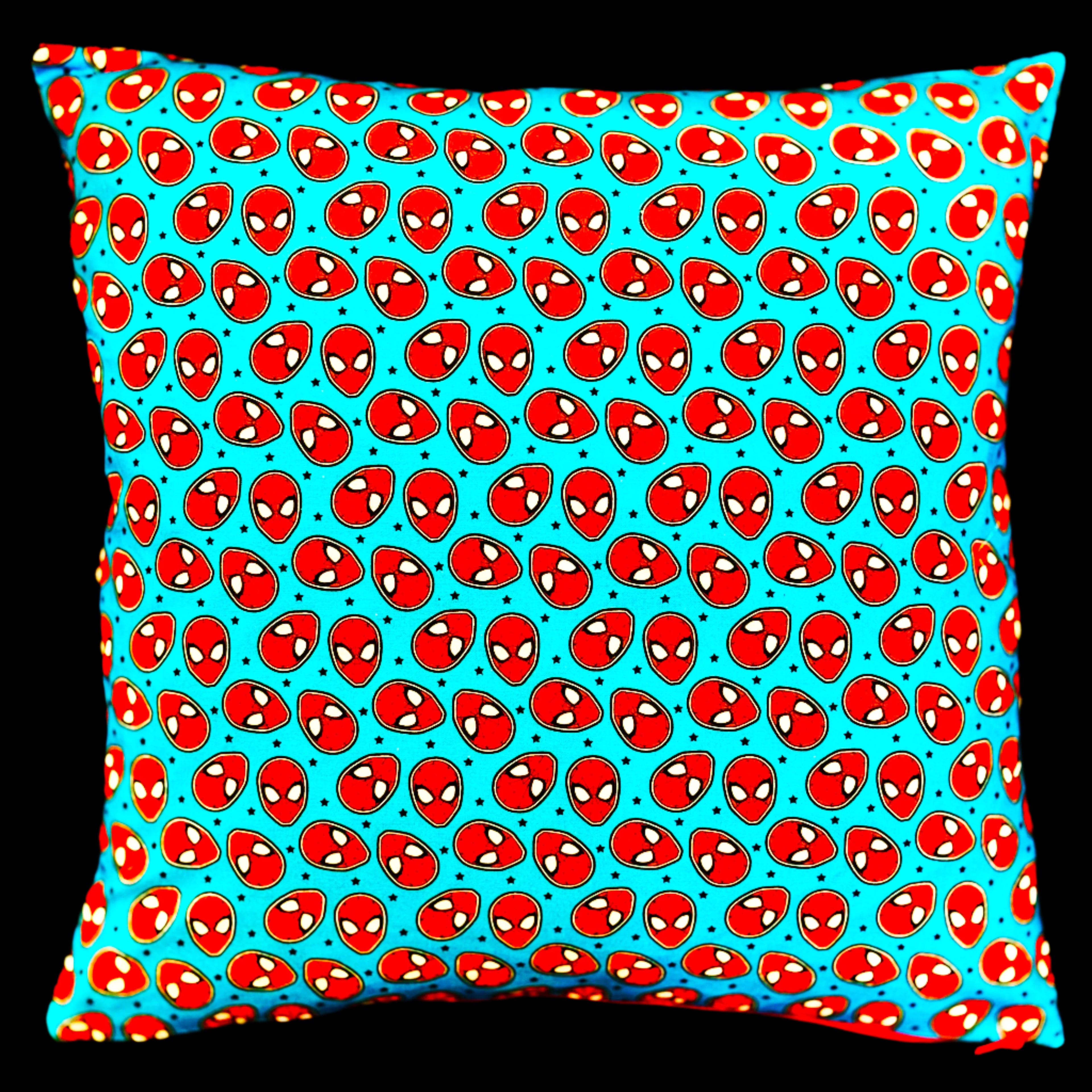 Handmade Reversible Cushion Lightning McQueen & Spider-Man