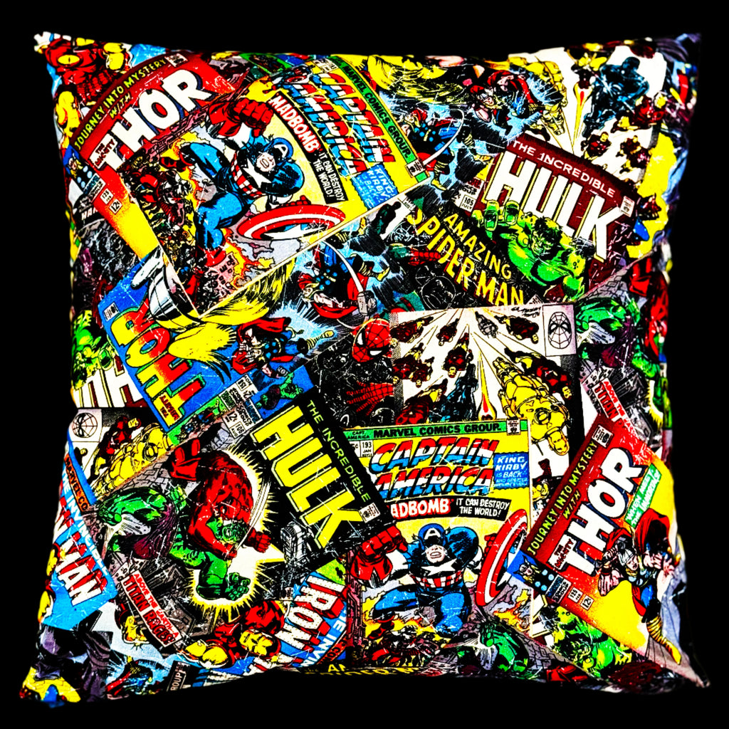 Handmade Marvel Comics Cushion