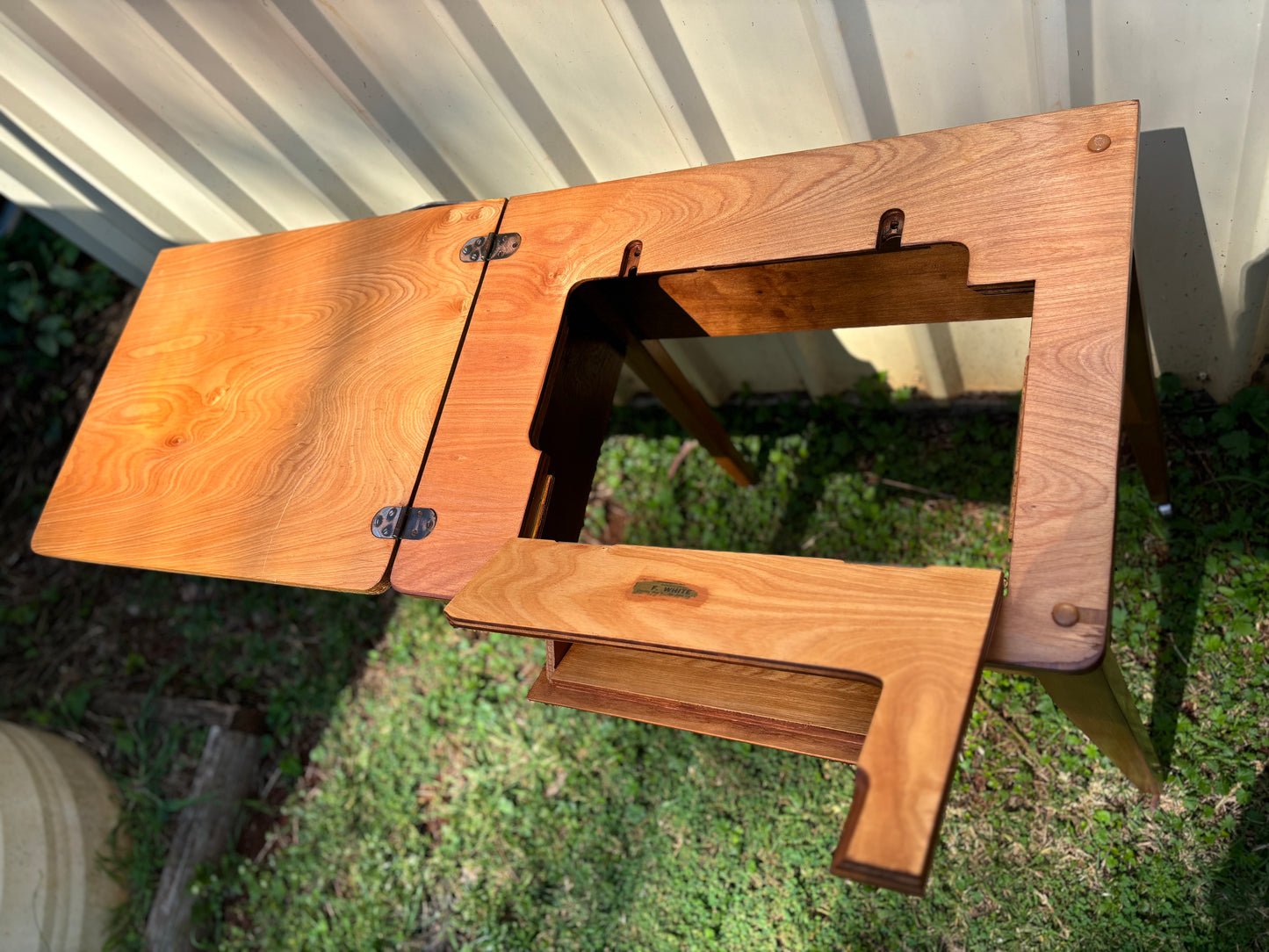 Restored Antique Sewing Machine Table – A Stitch in Time