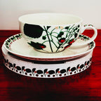 🫖🍓 Kew Gardens ‘Wild Strawberries’ Tea for One & Saucer Set