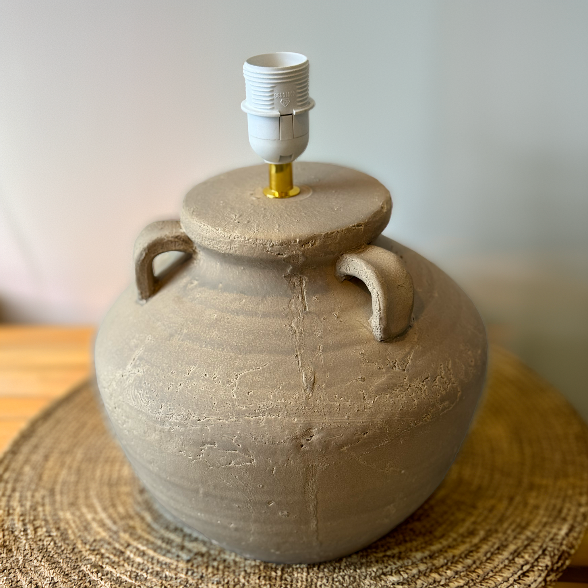 Clay Haven Lamp Base – Wabi Sabi Style Ceramic Lighting