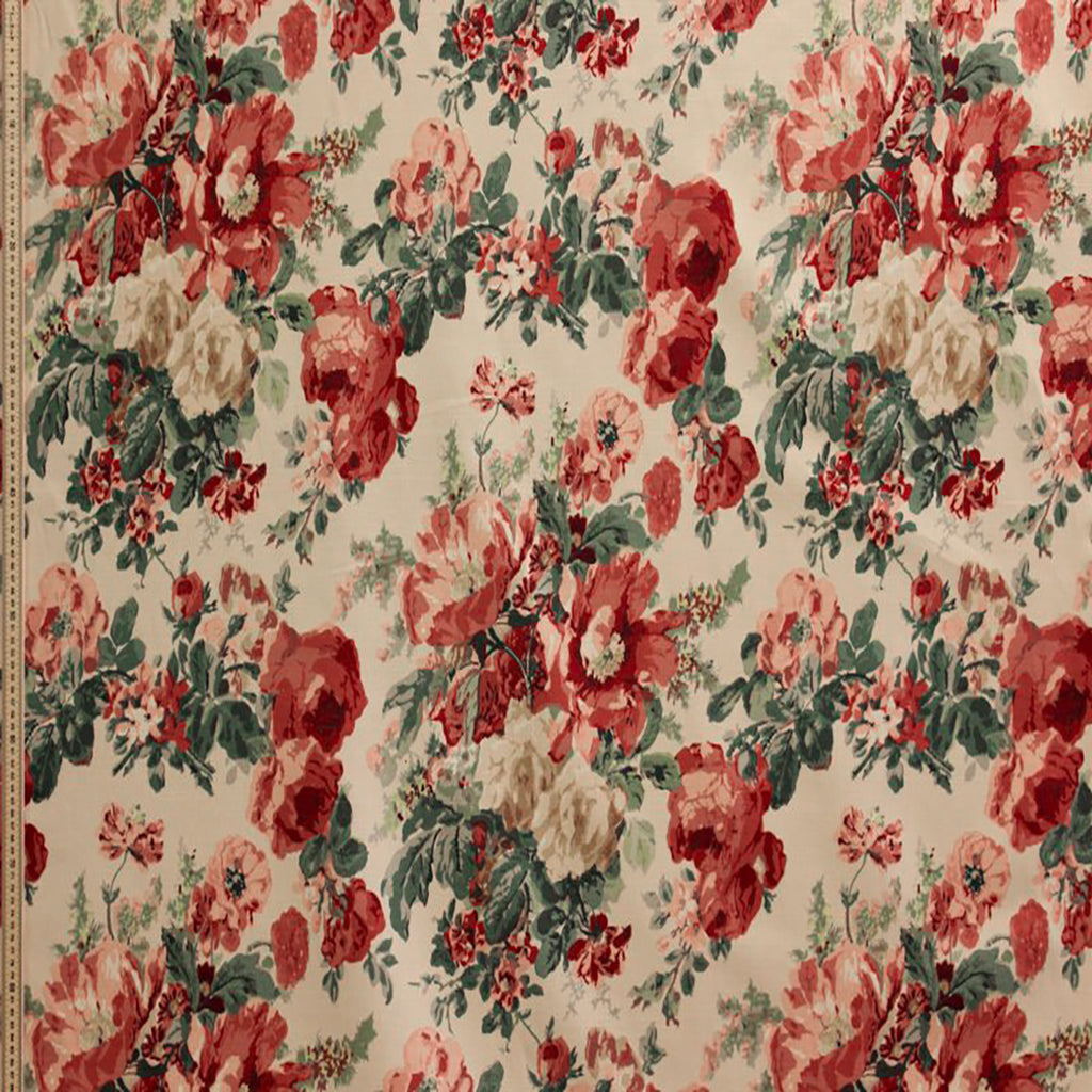 KELLY-ROSE-RED premium fabric for upholstery and luxury home decor by Luxe and Humble