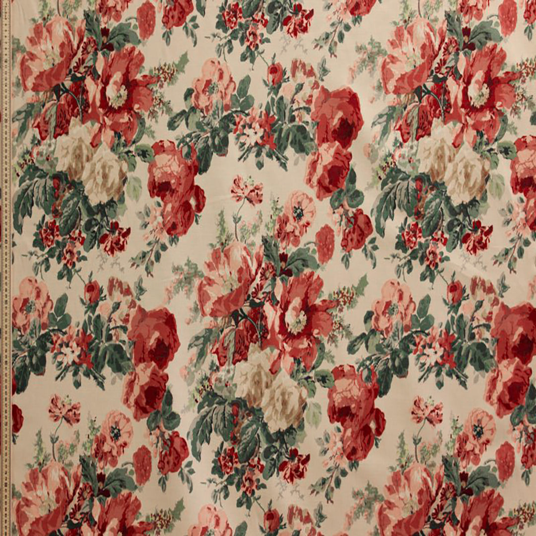 KELLY-ROSE-RED premium fabric for upholstery and luxury home decor by Luxe and Humble