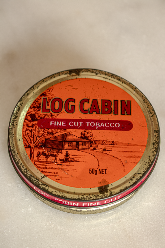 Log Cabin Fine Cut Tobacco Tin 50g Net