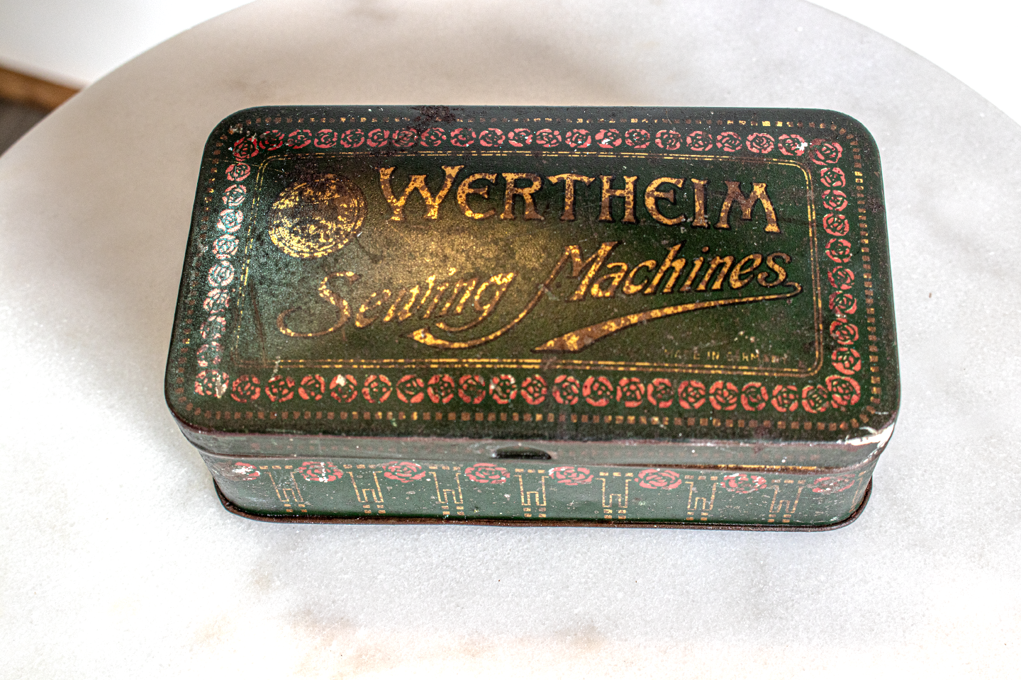 Wertheim Sewing Machines Tin