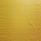 Fancelli Diamond Fabric in Gold and Navy, showcasing a diamond-patterned design, ideal for upholstery and home décor by Luxe & Humble.