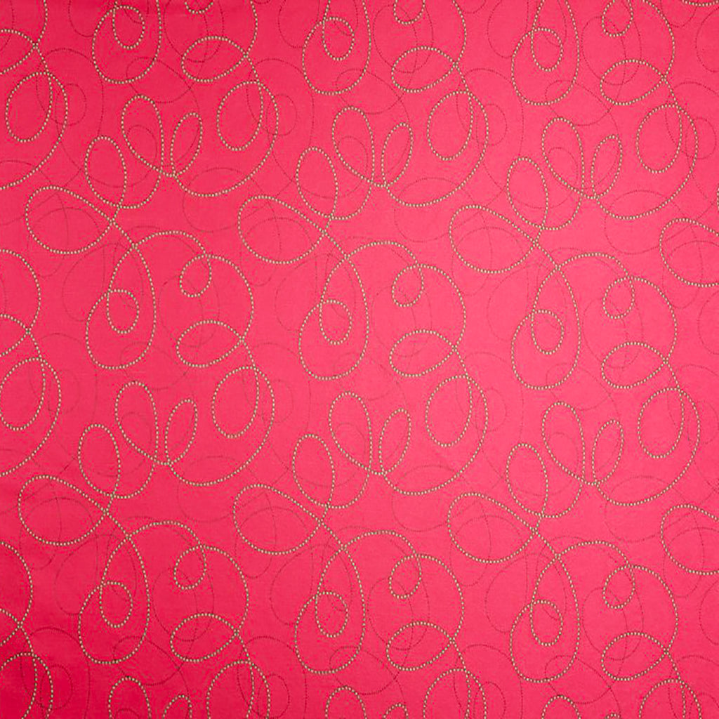 Go with Flo Fabric in Poppy and Rust, ideal for upholstery and home décor by Luxe & Humble.