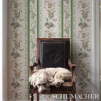Elena Paisley Stripe Wall Paper