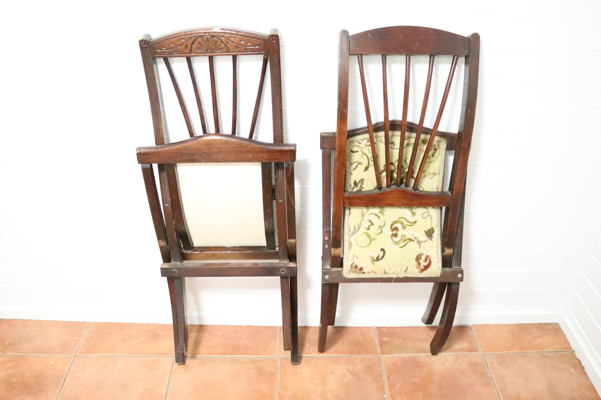 Luxe & Humble Antique Folding Chairs - Premium Homewares Melbourne; gallery view 4