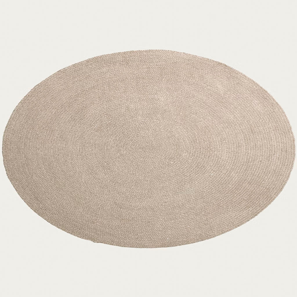 Luxe & Humble Braid Rug – Hand-Plaited Wool & Viscose Circular Rug - Premium Homewares Melbourne; gallery view 6