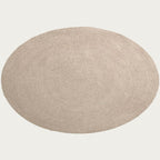 Luxe & Humble Braid Rug – Hand-Plaited Wool & Viscose Circular Rug - Premium Homewares Melbourne; gallery view 6