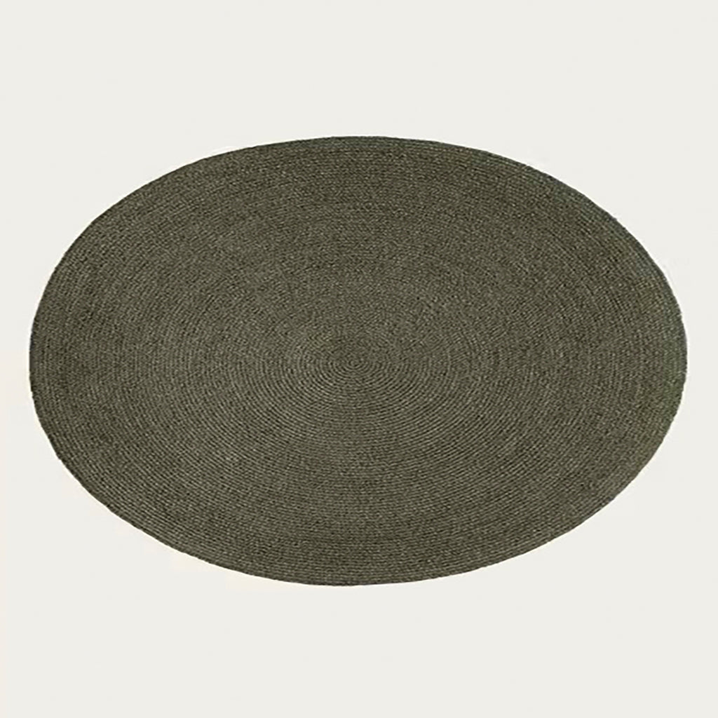 Luxe & Humble Braid Rug – Hand-Plaited Wool & Viscose Circular Rug - Premium Homewares Melbourne; gallery view 3