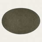 Luxe & Humble Braid Rug – Hand-Plaited Wool & Viscose Circular Rug - Premium Homewares Melbourne; gallery view 3